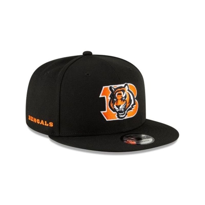 Cincinnati Bengals Gorra | New Era NFL Logo Mix 9fifty Snapback Cap Mexico - Negros